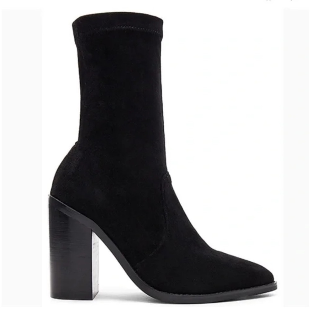 Sol sana black suede booties size 37